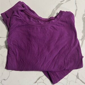 Little Sleepies Ribbed Two Piece Pajama Set